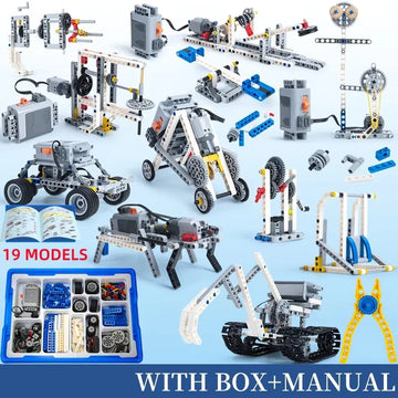 Techno Tinker STEM Kit – 19-in-1 Engineering Building Toy for Kids